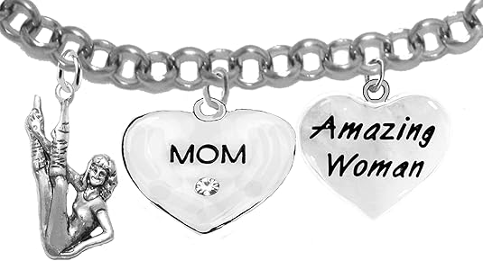 Aerobic Exercise Adjustable Fashion Jewelry Charm Bracelet, Hypoallergenic Safe, No Nickel, Lead, Or Poisonous Cadmium In Bracelet