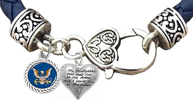 Navy Firefighter Bracelet, 