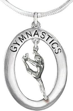 Gymnast Leaping Necklace, Adjustable, Hypoallergenic, Nickel, Lead & Cadmium Free!