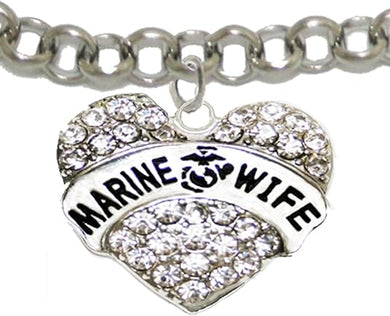 The Marine Wife Hypoallergenic Bracelet, Safe-Nickel, Lead, Cadmium Free