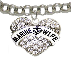 The Marine Wife Hypoallergenic Bracelet, Safe-Nickel, Lead, Cadmium Free