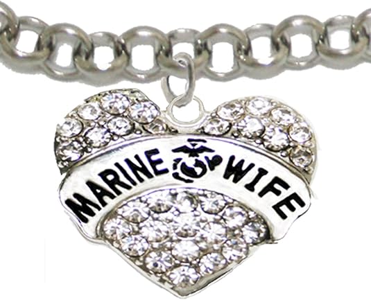 The Marine Wife Hypoallergenic Bracelet, Safe-Nickel, Lead, Cadmium Free