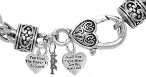 Kappa Kappa Gamma Greek Letters, You Have The Power To Succeed, Never Give Up, Never Quit, Licensed Sorority Jewelry Manufacturer, Hypoallergenic Safe Vintage Antique Wheat Chain Bracelet