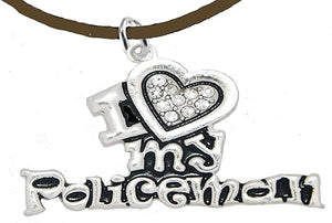 Policeman's, I Love My Policeman, Bracelet, Hypoallergenic, Safe-Nickel, Lead, Free
