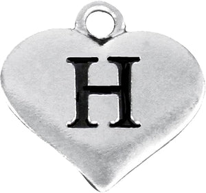 Army Wife Initial Bracelet (H)