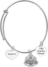 Madre, I Will Love You Forever, Air Force Hypoallergenic, Safe-Nickel Free, No Poisonous Lead Or Cadmium
