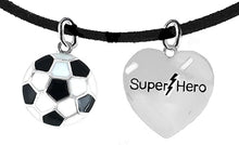 Soccer Super Hero, " Soccer Player Jewelry" Adjustable Necklace Hypoallergenic, Safe-Nickel, Lead Free