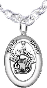 Band Mom, Hypoallergenic Adjustable Necklace, Safe-Nickel, Lead and Cadmium Free
