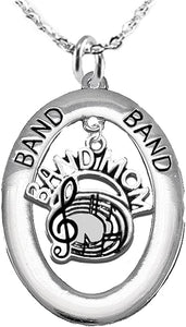 Band Mom, Hypoallergenic Adjustable Necklace, Safe-Nickel, Lead and Cadmium Free