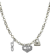 RN, Nurse, Adjustable Charm Necklace, Hypoallergenic, Safe-Nickel, Lead, Free