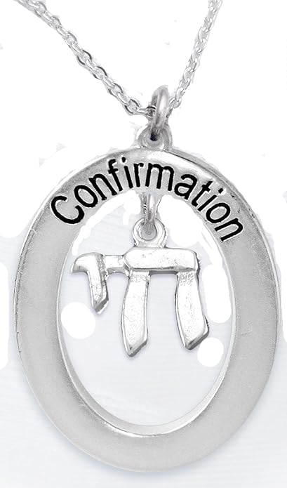 The Perfect Gift Jewish Confirmation Hypoallergenic Necklace, Safe-Nickel, Lead & Cadmium Free!