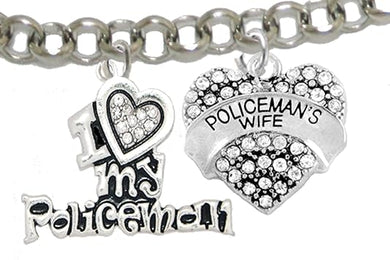 Policeman's, I Love My Policeman, Policeman's Wife, Hypoallergenic, Safe-Nickel, Lead, Free