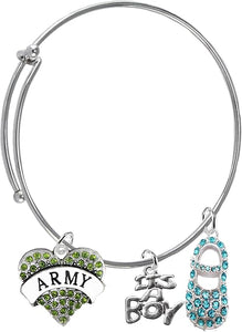 Soldier's, It's A Boy, Adjustable Bracelet, Hypoallergenic, Safe-Nickel, Lead, Cadmium Free