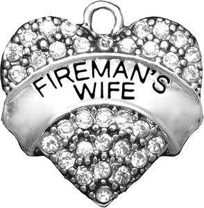 Firefighter Wife Charm, Nickel, Lead, Cadmium Free