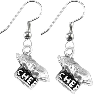 Chef Earrings, STERLING SILVER Solid .925 Sterling, Not Plated Or Coated. Charm Nickel, Lead, Cadmium Free