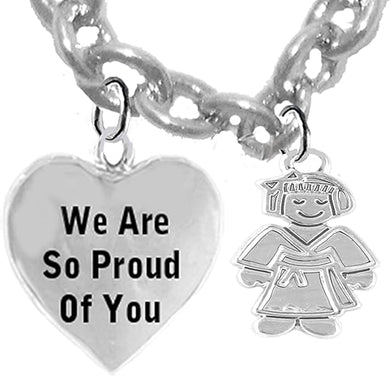 Children's Martial Arts, Kickboxing, Karate Jewelry, We Are So Proud Of You, Adjustable Necklace Hypoallergenic, Children's Safe-Nickel,Lead,Cadmium Free