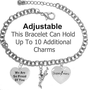 Martial Arts, Kickboxing Jewelry, Karate Jewelry, Super Hero, " Martial Arts Jewelry" Adjustable Bracelet Hypoallergenic, Safe-Nickel, Lead Free