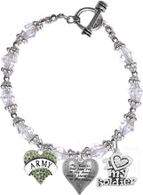 Army, My Soldier, God Has You in His Arms and I Have You in My Heart, Bracelet, Hypoallergenic Safe, No Nickel, Lead, Or Poisonous Cadmium