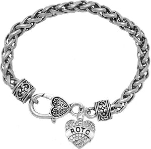 ROTC, Antique Wheat Chain Bracelet, Hypoallergenic Safe-Nickel, Lead And Cadmium Free