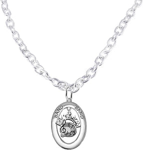 Band Mom, Hypoallergenic Adjustable Necklace, Safe-Nickel, Lead and Cadmium Free