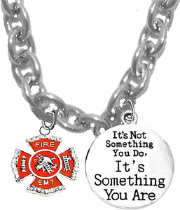 As A Wife,Mother,Girlfriend Of A Firefighter, Policeman, EMT, Or Sheriff You Worry About Them And You Have To Have The Strength To Survive On A STERLING SILVER Solid .925.Sterling,Not Plated Or Coated