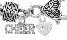 Cheer, Heart # 1, Hypoallergenic Genuine Crystal Charm Bracelet, Nickel, Lead, and Cadmium Free