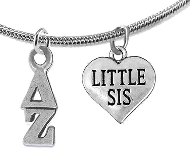 Delta Zeta Little Sister, Hypoallergenic Safe Adjustable Fits Anyone Licensed Sorority Jewelry Manufacturer, No Nickel, No Lead, And No Poisonous Cadmium