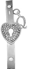 It Really Locks!, The Key to My Heart, Initial Q, Cuff Crystal Bracelet, Hypoallergenic, Safe-Nickel, Lead, Free