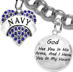Navy Mom Bracelet, US Navy Bracelet, Navy, Sailors Mom, Navy Bracelet, Sailor's Bracelet, Navy Jewelry, US United States Navy, Christian Navy Bracelet, Hypoallergenic, Adjustable 4 to 10 Inches