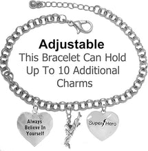 Martial Arts, Kickboxing Jewelry, Karate Jewelry, Super Hero, Always Believe In Yourself, " Martial Arts Jewelry" Adjustable Bracelet Hypoallergenic, Safe-Nickel, Lead Free