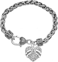 The Perfect Gift Army Mom Hypoallergenic Bracelet, Safe-Nickel, Lead, Cadmium Free