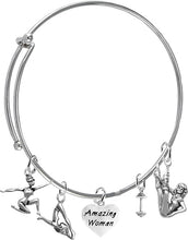 " Amazing Women ", Gym Exercise, Adjustable Miracle Wire Bracelet, Hypoallergenic Safe, No Nickel, Lead, Or Poisonous Cadmium In Bracelet