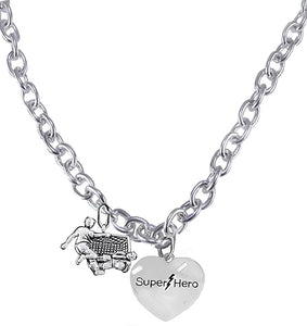 Goalie, Goal Keeper, Success, Super Hero, " Soccer Player Jewelry" Necklace Hypoallergenic, Safe-Nickel, Lead Free