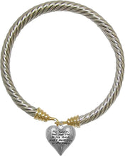 Army, My Soldier, God Has You in His Arms and I Have You in My Heart, Two Tone, Hypoallergenic Safe, No Nickel, Lead, Or Poisonous Cadmium in Bracelet