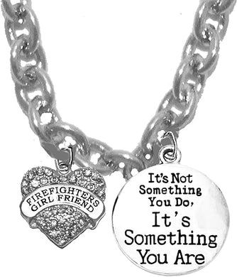 As A Wife,Mother,Girlfriend Of A Firefighter, Policeman, EMT, Or Sheriff You Worry About Them And You Have To Have The Strength To Survive On A STERLING SILVER Solid .925.Sterling,Not Plated Or Coated