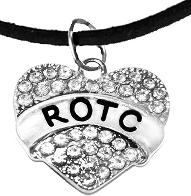 ROTC, Adjustable Black Suede Bracelet, Hypoallergenic Safe-Nickel, Lead And Cadmium Free