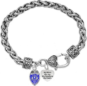 Policeman's, My Mom, My Joy, My Sunshine, My Heart, Hypoallergenic, Safe-Nickel, No Poisonous Lead, Or Cadmium.