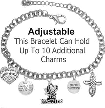 Marine, My Husband, God Has You In His Arms And I Have You In My Heart,Genuine Crystal Cross, Adjustable, Hypoallergenic Safe, No Nickel, Lead, Or Poisonous Cadmium