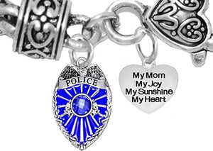 Policeman's, My Mom, My Joy, My Sunshine, My Heart, Hypoallergenic, Safe-Nickel, No Poisonous Lead, Or Cadmium.