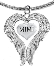 Guardian Angel, Heart (Love) Shaped Wings for Mimi Necklace, Adjustable, Hypoallergenic, Safe-Nickel, Lead, Free