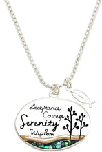 Serenity Prayer, "God Grant Me The Serenity To Accept Things I Cannot Change, Courage To Change The Things.., Wisdom To.." , Necklace, Hypoallergenic Safe- No Nickel,Lead, Or Poisonous Cadmium