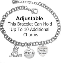 Marine Mom, My Daughter, God Has You In His Arms And I Have You In My Heart, Adjustable, Hypoallergenic-Safe, No Nickel, Lead, Or Poisonous Cadmium In Bracelet