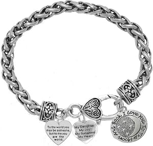 Mom, Jewelry, Grandma Jewelry, My Daughter, My Sunshine Bracelet, Hypoallergenic, Safe-Nickel, Lead, Free