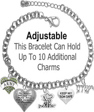 Army, My Soldier, God Has You In His Arms And I Have You In My Heart, YESHUA (Jesus In Hebrew) NAMED BY AN ANGEL OF GOD, Adjustable Bracelet, Hypoallergenic Safe, No Nickel, Lead, Or Poisonous Cadmium