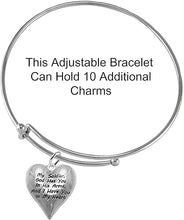 Army, My Soldier, God Has You in His Arms and I Have You in My Heart, Adjustable, Hypoallergenic Safe, No Nickel, Lead, Or Poisonous Cadmium in Bracelet