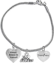 Martial Arts, Kickboxing Jewelry, Karate Jewelry, Super Hero, Always Believe In Yourself," Martial Arts Jewelry" Hypoallergenic, Safe-Nickel, Lead Free
