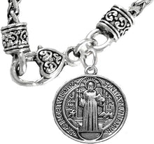 Saint Benedict Necklace, Protective Charm, and Prayer, Protect Me from Harm, Evil, The Devil. Nickel, Lead Cadmium Free