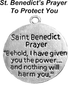 Saint Benedict Protective Charm, My Mom, My Joy, My Sunshine, My Heart, and Prayer, Protect Me from Harm, from Evil, Hypoallergenic Black Crystal Bracelet, Nickel, Lead, Cadmium Free