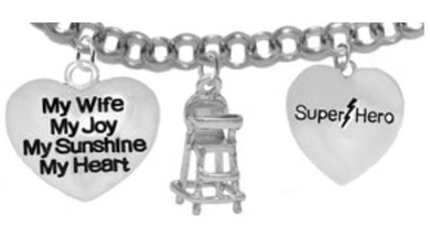 Wife, My Wife, My Joy, My Sunshine, High Chair, Super Hero, No Nickel,Lead 1894-1858-1910B2