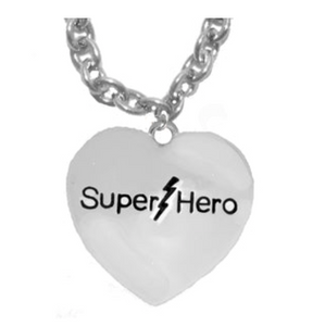 Super Hero, Adjustable Necklace, Hypoallergenic Safe- No Nickel. Lead, Or Poisonous Cadmium 1910N2